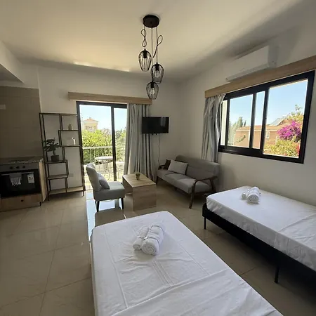 Aparthotel Group Double 2 Singles Rm 107 Paphos